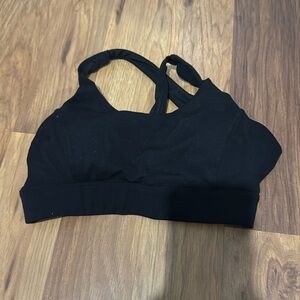 NVGTN black criss cross sports bra size small